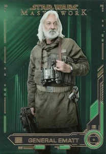 Star Wars Masterwork 2019, General Ematt (56) Green Parallel Base Card #45/99 - Bild 1 von 2