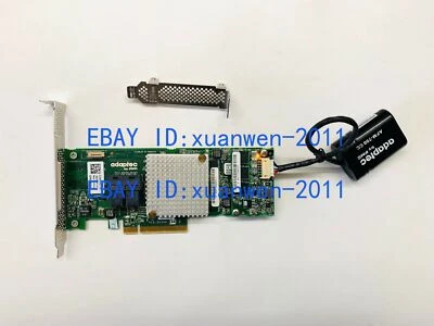   Adaptec ASR-8805 PCI-E 3.0 12Gb/s Controller Card  + 1G Module AFM-700 Battery - Image 1 of 4