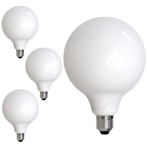 Diodesy 4PK G40 Globe Milky Light Bulb LED Filament CRI90 2700K, 8.5W 100W 800LM - Picture 1 of 9