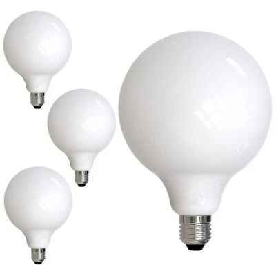 Diodesy 4PK G40 Globe Milky Light Bulb LED Filament CRI90 2700K, 8.5W 100W 800LM - Image 1 of 4