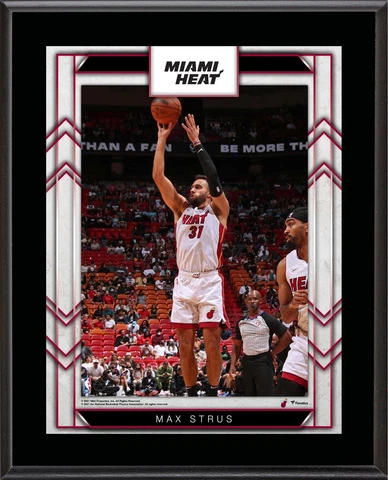 Max Strus Miami Heat 10.5" x 13" Sublimated Player Plaque Cover
