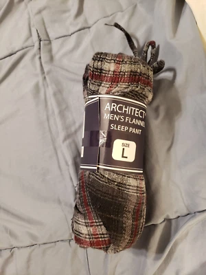 Pantalón de dormir de franela Architect para hombre talla grande ¡NUEVO CON ETIQUETAS! Foto 1 de 4