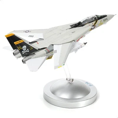 F-14A Tomcat 1/100 Metal Airplane Model Kits with Stand VF-84 Jolly Rogers - Image 1 of 4