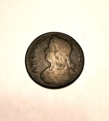 1787 US CONNECTICUT Cent Cooper Coin "Draped Bust Left" M33.9-s.2 - Image 1 of 4