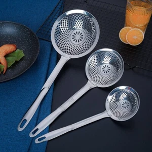 Mesh Strainer Skimmer Spoon Skimmer Fried Food Filter Scoop - Picture 1 of 12