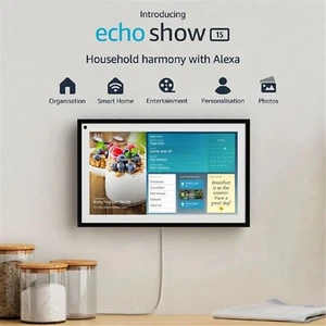 USED GRADE A I Amazon Echo Show 15 Smart Display with Alexa I No Wall Mount - Picture 1 of 2