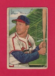 1952 Bowman #196 STAN MUSIAL St. Louis CARDINALS