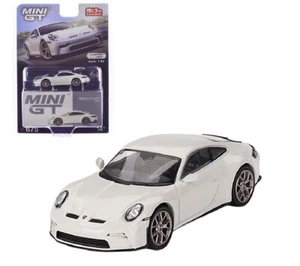 MINI GT PORSCHE 911 (992) GT3 1:64 WHITE DIECAST MODEL CAR MGT00675-3I - Picture 1 of 4
