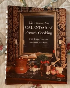 1958 / 2025 Chamberlain Calendar of French Cooking For Engagements - Imagen 1 de 9