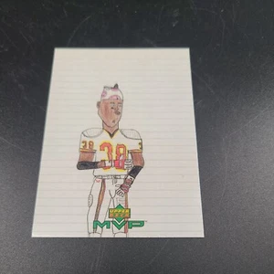 1999 Upper Deck Kimble Anders #W12 Dibuja tu propia carta Kansas City Chiefs Fútbol - Imagen 1 de 2