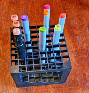 Bin Art Brush Organizer 60 Hole Plastic For Pencil, Brush Or Pen Holder US - Picture 1 of 4