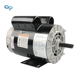 3.7 HP 3450 RPM Electric Motor Compressor Duty 56 Frame 1 Phase 5/8" Shaft 230 V - Picture 1 of 24