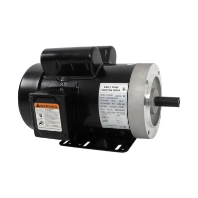 5HP General Purpose Motor 3450RPM Single Phase 208-230V 5/8"Shaft 56C Frame - Image 1 of 4