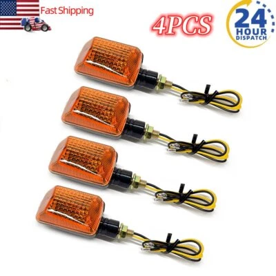 Motorcycle Turn Signals For Honda CB250 350 400 500 650 900 Shadow 750 Nighthawk - Image 1 of 4