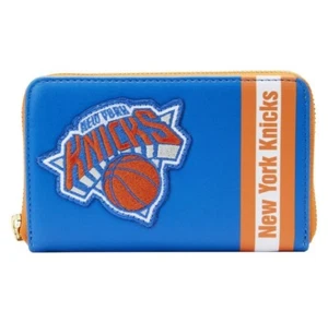 Loungefly New York Knicks Patches Zip-Around Wallet NEW - Picture 1 of 4