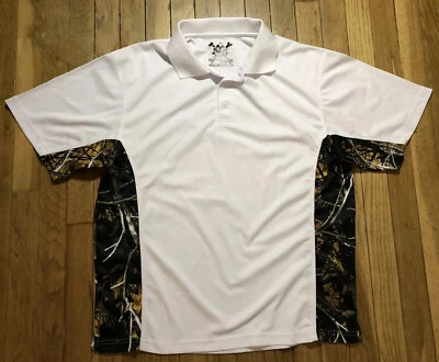 Moonshine Attitude Attire Swat Wired Camo Polo Shirt Size Medium - Image 1 of 4
