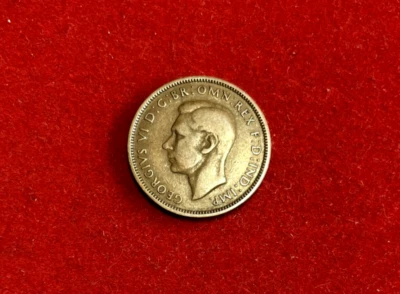 Moneda de bronce de 1/2 centavo Gran Bretaña 1941 KM#844 T1653 Foto 1 de 2