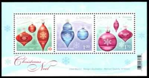 Canada Stamp 2411 "Christmas Ornaments" S/S MNH 2010 - Picture 1 of 1