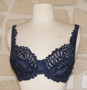 soutien-gorge bleu neuf taille 90 C - Picture 1 of 2