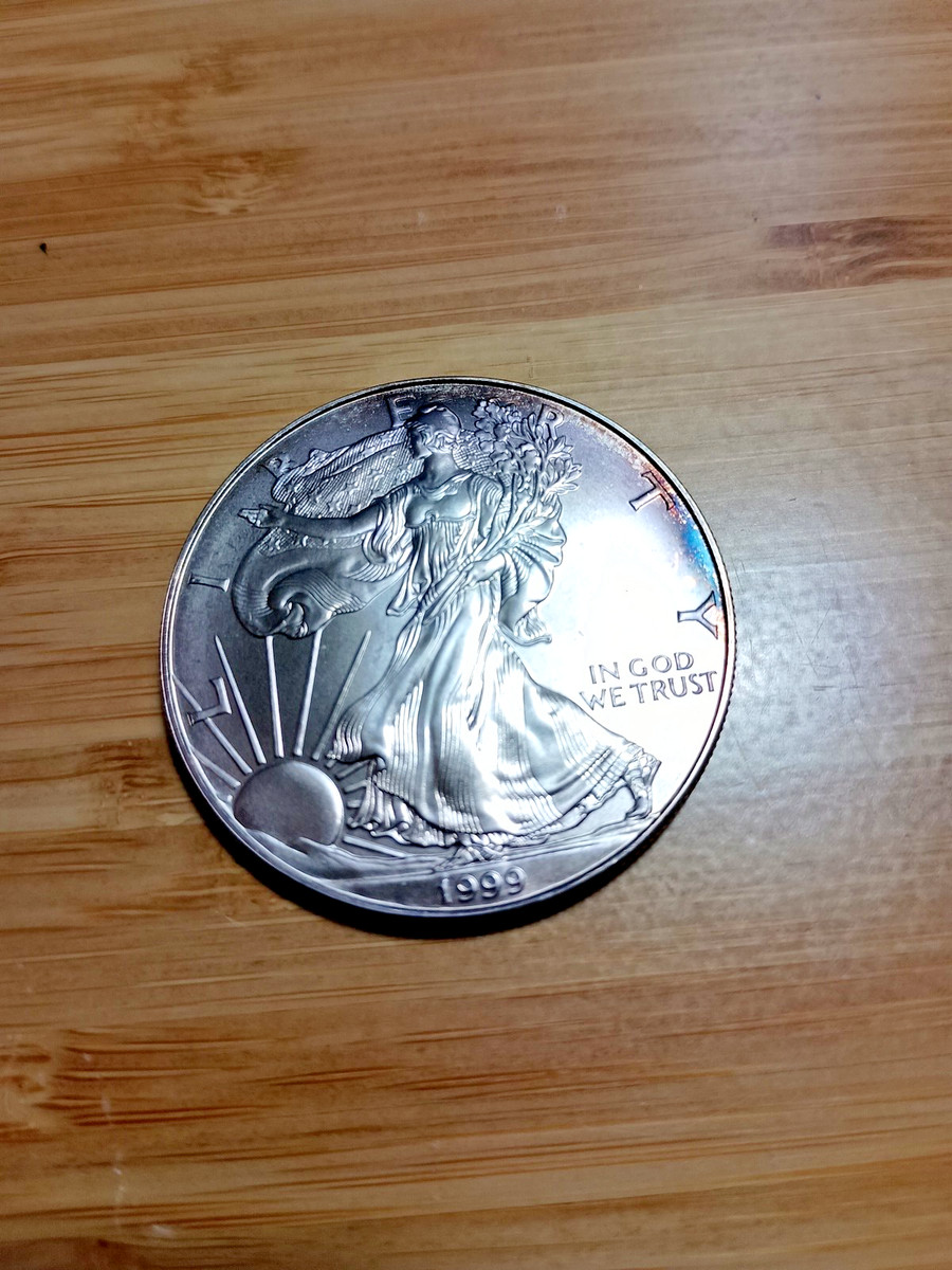 コレクション Liberty 1993 FINE SILVER ONE DOLLAR 1993 American Silver Eagle Coin