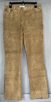 Pantalones de cuero beige Isaac Mizrahi para Target para mujer talla 6 Foto 1 de 4