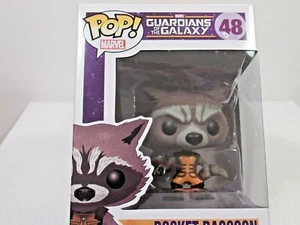 Funko Pop! Marvel Rocket Raccoon Guardianes de la Galaxia #48 en caja original - Imagen 1 de 6