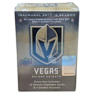 Upper Deck Inaugural 2017-18 Season Vegas Golden Knights Sealed 50-Card Box Set - Picture 1 of 1