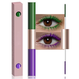 Colored Puple Mascara, Long-Lasting, Volumizing & Lengthening Green Mascara Vibr - Bild 1 von 12