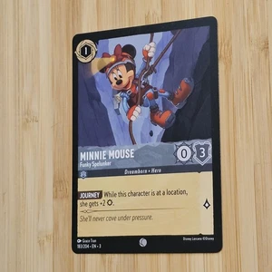 MINNIE MOUSE 183/204 1PC LORCANA DISNEY CARD DREAMBORN HERO FUNKY SPELUNKER - Bild 1 von 2