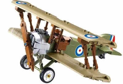 SLUBAN B1293 - ModelBricks - WW1 - Sopwith Camel Fighter - 293 Pcs - Image 1 of 4