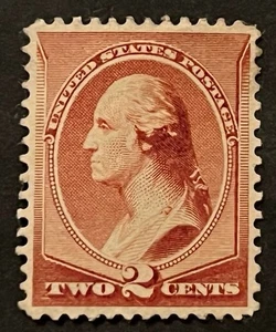 TRAVELSTAMPS: 1881-82 US Stamps Scott # 210, Washington Mint MNG **Centered - Picture 1 of 5