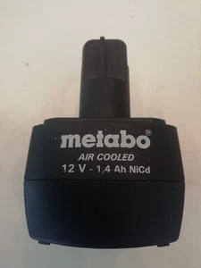 Original Metabo Akku 12 V-1,4Ah Ni-Cd, Air Cooled Akkupack 625473, Top, Rechnu - Bild 1 von 10