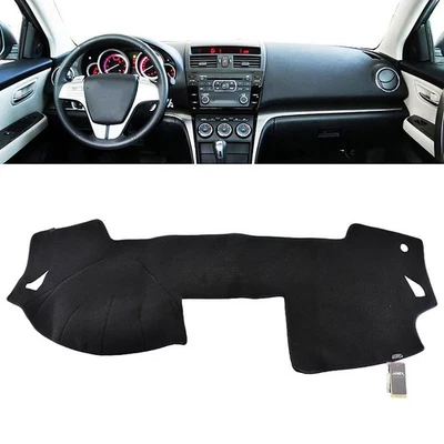 For Mazda 6 2009-2012 Black Leather Car Dashboard Cover Dash Protector Pad Mat - Imagem 1 de 4