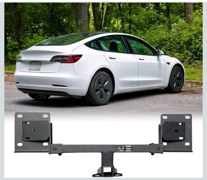Class 3 Trailer Hitch Black Compatible with 2016-2023 Tesla Model 3 (2” Hitch... - Image 1 of 4