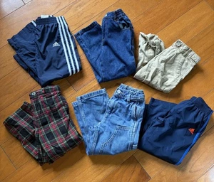 Lot 4T Boys Pants Adidas Gap Old Navy Children’s Place Jeans Joggers Mix - Picture 1 of 7