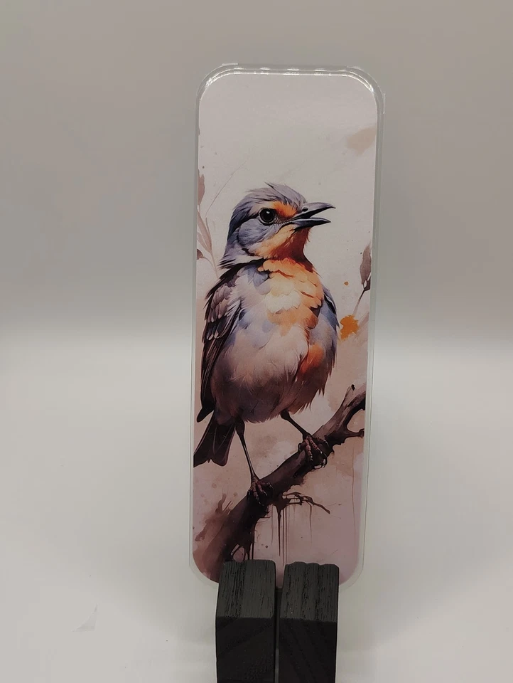 Watercolor Songbird – Gentle Nature Bookmark - Image 1 of 1