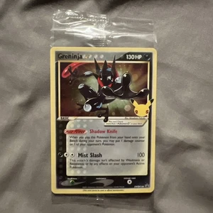 Pokemon SWSH Promo 25th Anniversary Gold Star Greninja SWSH144 - Sealed - Picture 1 of 2
