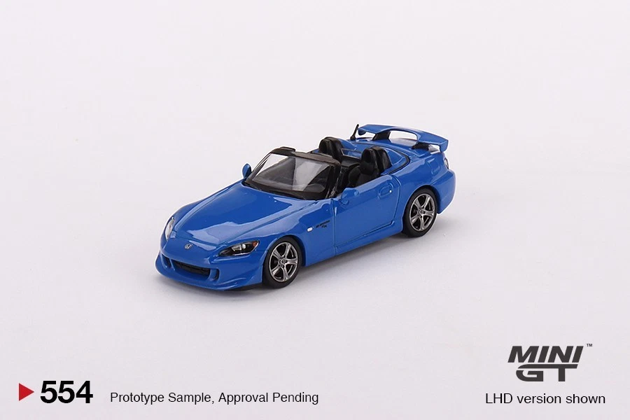 Truescale 1:64 MINI GT 554 Honda S2000 (AP2) CR Apex Blue LHD - Immagine 1 di 3