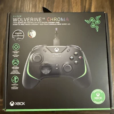 Razer Wolverine V2 Chroma Controller, Wired for Xbox Series X|S,One, PC New  - Image 1 of 4