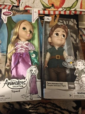 TANGLED FLYNN RIDER & RAPUNZEL ANIMATOR'S COLLECTION DOLL DISNEY STORE  - Image 1 of 4