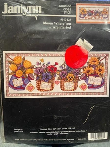 Janlynn 1996 punto de cruz contado flor donde estás plantado*NUEVO* ff1 - Imagen 1 de 4