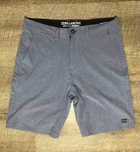 Pantaloncini Billabong 32 Blu Submersibles Crossfire Tech Hybrid Elasticizzati Asciugatura Rapida - Foto 1 di 4