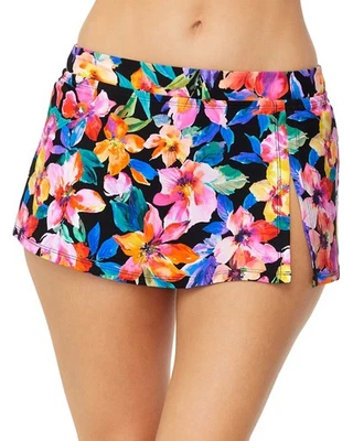 Leilani Lux Skirtini Skirted Bottom Women's Black 8 - Image 1 of 3