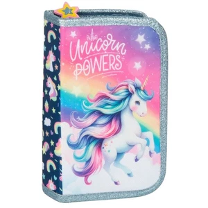 Einhorn Federtasche gefüllt Federmäppchen Federmappe Stifte Mäppchen Unicorn - Bild 1 von 3