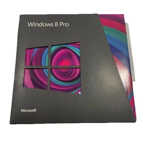 Windows 8 Pro Microsoft 32 & 64 Operating System Software DVD Boxed Complete - Picture 1 of 6