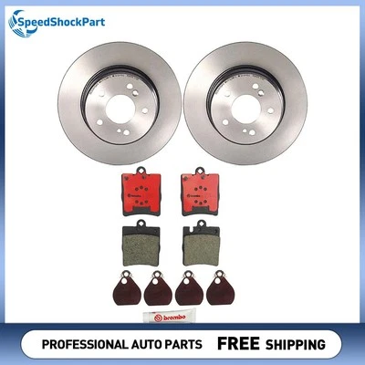 Brembo Rear Disc Brake Rotors Brake Pads for 2003 Mercedes-Benz C230 - Image 1 of 4