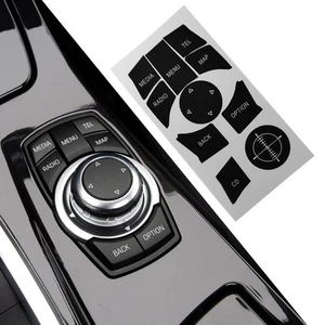 High Quality Button Repair Decal Sticker 1pcs Black Interior Decoration - Picture 1 of 12