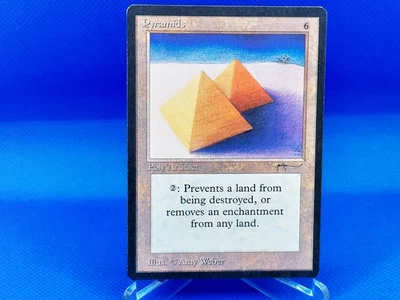 Pyramids 1 of 2 1x ARN MTG Arabian Nights Rare Vintage NM+ artifact - Image 1 of 2
