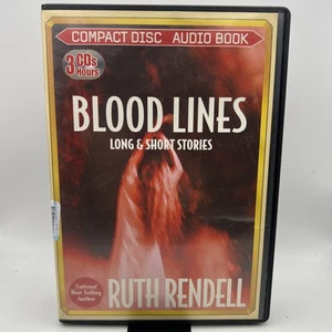 AUDIOBOOK ON 3 CDs - BLOOD LINES: LONG & SHORT STORIES BY RUTH RENDELL - 1996 - Picture 1 of 2