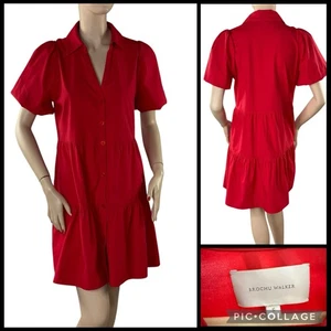 Brochu Walker Minikleid rot Havanna Coquette aktueller Stil! Größe S - Bild 1 von 20